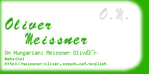 oliver meissner business card